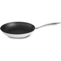 10 In. Polished Stainless Steel Nonstick Open Skillet